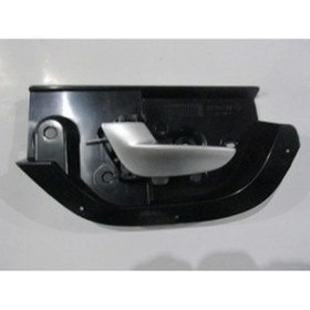 Resim HuShan 2000-2004 Volvo S60 Arka Kapı Iç Açma Kolu Sol Siyah Elceği Gümüş Gri 