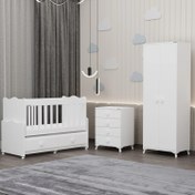 Resim Garaj Home Elegant Yıldız 2 Bebek Odası Takımı - Beyaz 