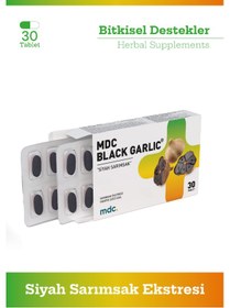 Resim Mdc Black Garlic Siyah Sarımsak Eki Takviye Edici Gıda 30 Tablet 