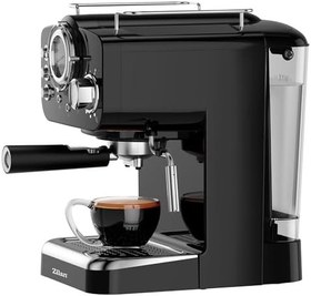 Resim ZLN2991 Retro Espresso Kahve Makinesi (Espresso-Cappiccino-Latte)15 Bar Basınç Süt Köpürtücü 1.25L 1100W | Siyah 