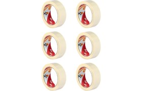 Resim Ve-Ge Gp Maskeleme Bandı, 6 Adet, 36 mm x 30 M, Bej,krepe Kâğıt Taban 