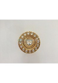 Resim Swarovski Taşlı Tekli Maxi Altın 