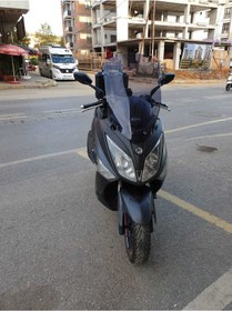 Resim Motocam Sym Joymax250 İ Siperlik Ön Cam 2013 2017 Model 75cm Açıkfüme Renkli 4mm Uzun Cam 