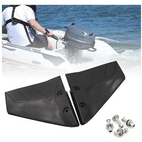 Resim Dıştan Takma Motor Dalga Basınç Kartı 4 İla 50hp Outdrive Sabitleyici İçin Kayar Kanat Kuyruğu 