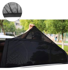 Resim Araba Araç Oto Yan Cam Perde Araç Arka Güneşlik Gölgelik Anne Bebek Emzirme Perdesi Örtü 