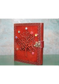 Resim Taşlı Deri Defter Model 5 