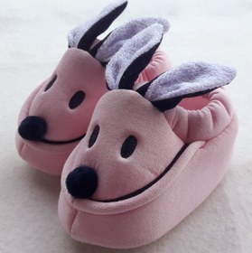 Resim YUMMY Kız Bebek Pembe Kulaklı Panduf Patik 