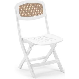 Resim Omnipazar Omnipazar Sy-2530 Katlanır Lüks Plastik Sandalye 