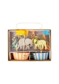 Resim Meri Meri - Safari Cupcake Kit - Safari Cupcake Kit - 24'lü 