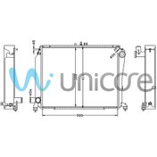 Resim 16400-54751 Su Rad Hıace 90-98 Manuel 490X398 