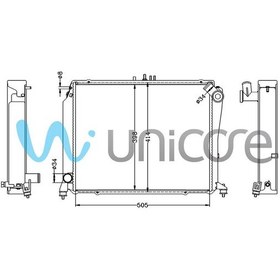 Resim 16400-54751 Su Rad Hıace 90-98 Manuel 490X398 