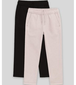 Resim Tommy Life Standart Fit 2li Paket Siyah-taş Erkek Çocuk Chino Pantolon - 11272 Siyah - Antrasit 