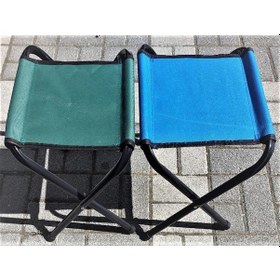 Resim Katlanabilir Kamp ve Balıkçılık Taburesi Çok Renkli 