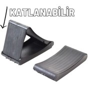 Resim teknodayım BFS Çivili Katlanabilir Kayma Önleyici Katlanır Takoz 