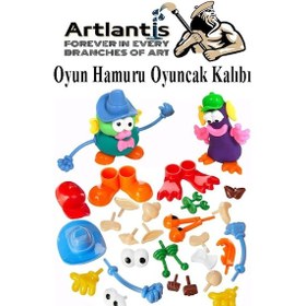 Resim Oyun Hamuru Oyuncak Merdane Silindir Kesici Şekiller Kalıp Enjektör Seti 1 Paket Okul Öncesi Kreş Anasınıfı Etkinlik 