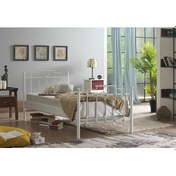 Resim Bedliga Hatkus Ferforje Metal Tek Kişilik Karyola 