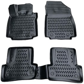 Resim Leader Renault Clio 4 2012-2018 3D Havuzlu Paspas Siyah 