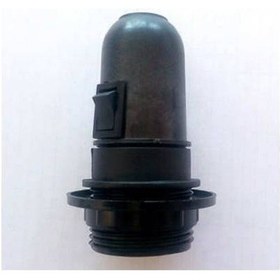 Resim Siyah Anahtarlı E27 Duy Dekoratif Şişe ve Masa Lambası Duyu 