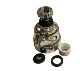 Resim Çelikel Su Tasarruflu Oynar Başlı 2 Fonksiyonlu Musluk Başlığı 