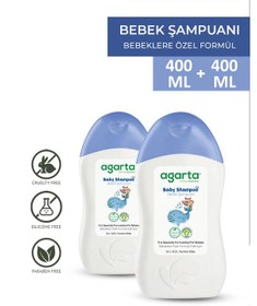 Resim Agarta Doğal Erkek Bebek ve Çocuklara Özel Bakım Şampuanı 2 x 400 ML 