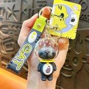 Resim Shin-Wo Oluşturucu Baş Maske, Kedi Keychain, Fun Space Cat Pendant, Bag Accessories (Yurt Dışından) 