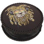 Resim HİPPİ TASARIMLI AHŞAP BOZUK PARA CÜZDANI 