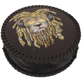 Resim HİPPİ TASARIMLI AHŞAP BOZUK PARA CÜZDANI 