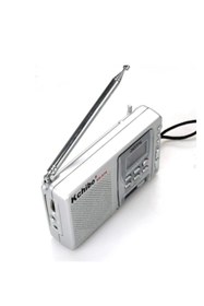 Resim whitetech Taşınabilir Pilli Cep Radyosu Am / Fm Radyo Alarmlı Dijital Göstergeli Deprem Çantası Radyosu 