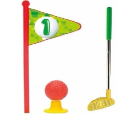 Resim Mercansa Mini Golf Oyun Seti - Sarı Top Çukuru 