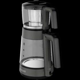 Resim Arçelik Resital Xl 1900W Cam Çay Makinesi, Şık ve Güçlü Tasarım 