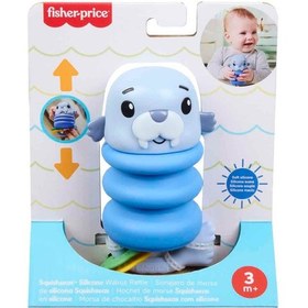 Resim Fisher-price Jhb54 Deniz Dostları 2in1 Silikon Çıngırak - Jhb55 - Jhb56 - Jhb57 Mavi 
