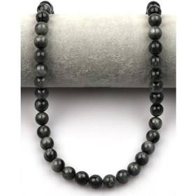 Resim Kartal Gözü Doğal Taş Dizi 10 Mm Küre Kesim 