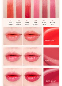 Resim Missha Uzun Süre Kalıcı Nemli Bitiş Sunan Parlak Tint Dare Tint Dewy Drop Baby Coral 
