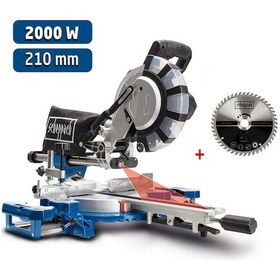 Resim Scheppach HM216SPX 2000 W Gönye Kesme Makinesi 210 MM 