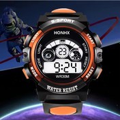 Resim Cloud011 Macera Dayanıklı Şık Turuncu Spor Saati - Karanlıkta Parlayan Dijital Kronometre Tarih Pil Diğer 