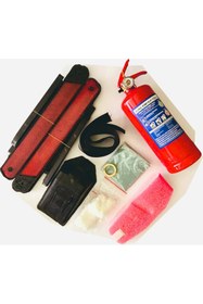 Resim SNSTİCARET Araç Trafik Seti Tüv Türk Uyumlu Yangın Tüplü 5 Yıllık 