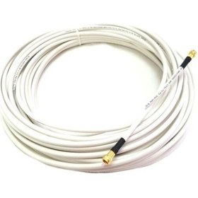 Resim Genel Markalar Kaliteli 10 Metre Uydu Anten Kablosu Hazır Altın Sarı Gold F Konnektörlü Beyaz Ukab9 