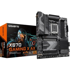 Resim GIGABYTE X670 6400MHz DDR5 Soket AM5 ATX Anakart (X670 GAMING X AX 1.0) 