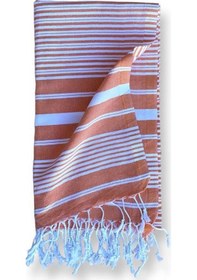 Resim Mulberry Maryon Peştemal %100 Pamuk Banyo Havlusu Orange 