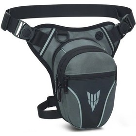 Resim Hightower Motosiklet Bacak Çantası - Ayarlanabilir, Yüksek Kapasiteli, Dayanıklı, Mavi 