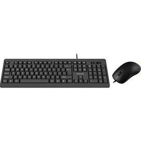 Resim PHİLİPS SPT6224 SİYAH USB Q STANDART KABLOLU KLAVYE MOUSE SET 