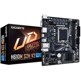 Resim MT29 GİYİM GIGABYTE H610M S2H v2 DDR5 HDMI DVI DP PCIe 16X v4.0 1700p mATX 