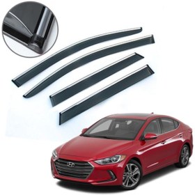 Resim Carmind Hyundai Elantra Krom Çıtalı Cam Rüzgarlığı 2016-2019 