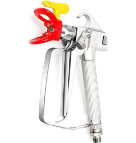 Resim Sones Yüksek Basınçlı Havasız Püskürtme Tabancası Ve Nozul Tutucu Ve Nozul Seti, Boya Püskürtme Makinesi Püskürtme Makinesi Aksesuarları Kırmızı 