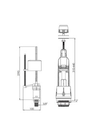 Resim Gpd Rezervuar İç Takım Basmalı Mekanik Fıt01 