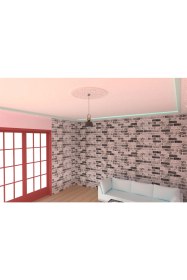 Resim Motifpiyer Lamba Tavan Göbeği-Yuvarlak-67-56cm-2adet 