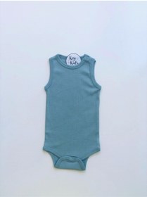 Resim KEY KIDS Mint Askılı Fitilli Modal Çıtçıtlı Body 