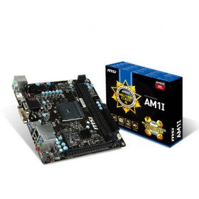 Resim Msi AM1I AMD APU 1600 MHz DDR3 Soket AM1 Mini ITX Anakart 