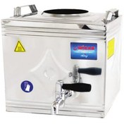 Resim Mizan 15 Lik Gazlı 10 Litre 1 Demlikli Üst Çay Kazanı - Üst Kazan EKO SERİ - VİDALI KAPAK - GARANTİLİ - MUSLUK DAHİL