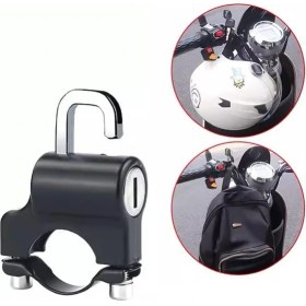 Resim Zibox Sunup SN-24295 22-26mm Universal Motosiklet Kask Kilidi 